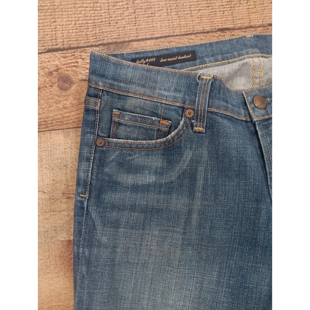 Citizens Of Humanity Jeans Womens sz 28 Kelly 001 Stretch Low Waist Bootcut 2573 - Picture 4 of 16